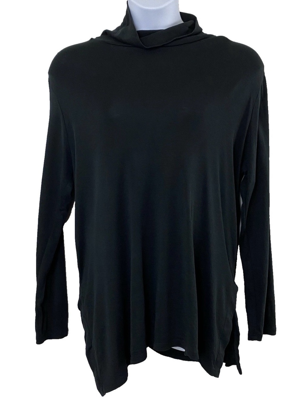 J.Jill Perfect Pima Side-Vent Turtleneck Tunic - XL